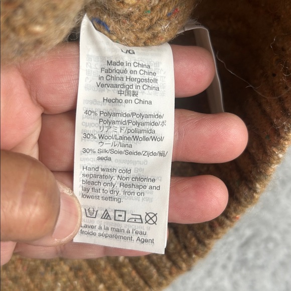 MADEWELL Long Sleeve Some Wool Cropped V- Neck, Button-Up Sweater, Size L - Picture 11 of 15